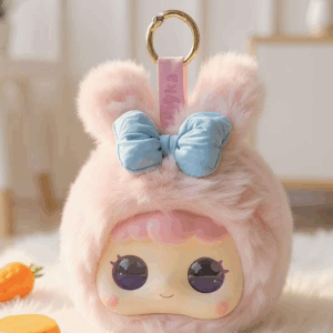 方便攜帶式 AI 陪伴毛絨公仔機械人 (版本: 粉紅色兔仔🐰)