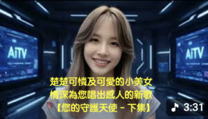 楚楚可憐及可愛的小美女情深為您唱出感人的新歌 【您的守護天使 - 下集】